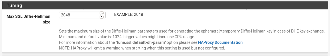 is it good practice to install haproxy on pfsense